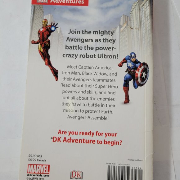 Marvel Avengers Battle Against Ultron Book  --ITEM #381 - Picture 2 of 3